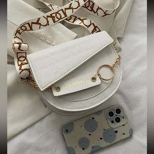 SHEIN Women’s Mini Shoulder Bag with Letter Print